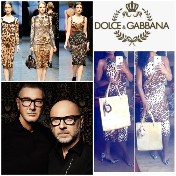 Dolce & Gabbana Dresses & Skirts - 💯DOLCE&GABBANA LEOPARD DRESS